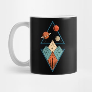 Nature space mountains Mug